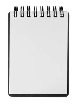 Small notepad isolated Foto stock