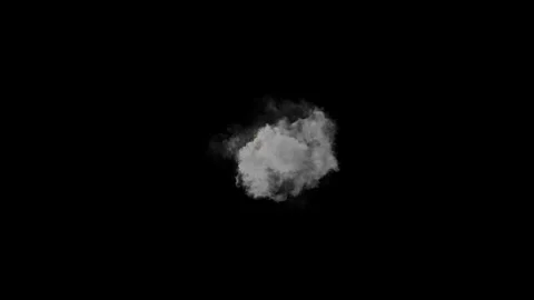 Small nuke explosion topview Stock Footage 341106994