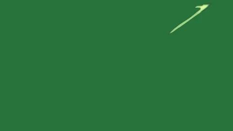 Small object an arrow pointing to right bird flying over it rocket line on Stock Footage 336955153