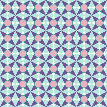 Small objects geometric seamless pattern Stock-Illustration