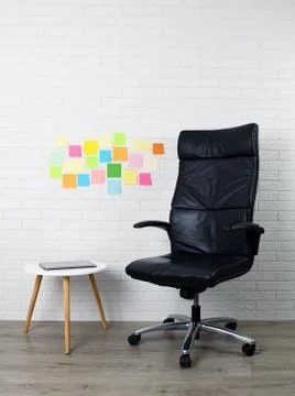 Small office workplace Stock Photos