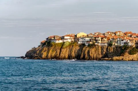 Small old town on the cape Stock Photos