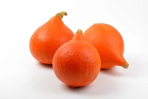Small orange pumpkins Stock Photos