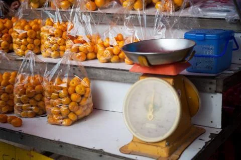 Small orange tree Stock Photos