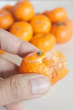 Small oranges Stock Photos