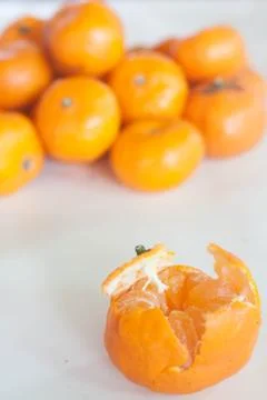 Small oranges Stock Photos