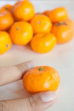 Small oranges Stock Photos