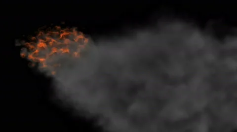 A small outbreak, which ended in smoke.  Video stock 65225769