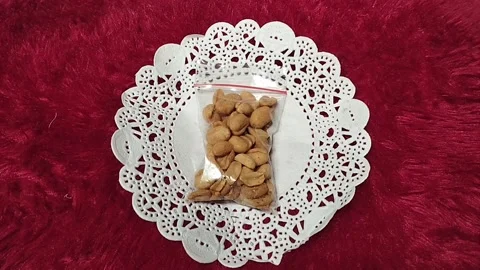 Small packets of peas are very unique Stock Footage 224247235