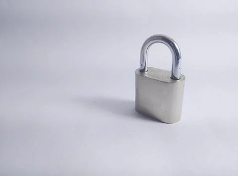 Small padlock that is locked Stock Photos