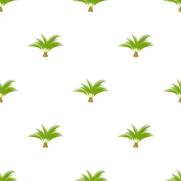Small palm tree pattern seamless vector 스톡 일러스트