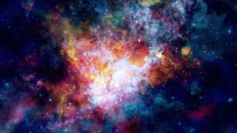 Small part of an star field of space. Elements of this image furnished by NAS Stock Photos