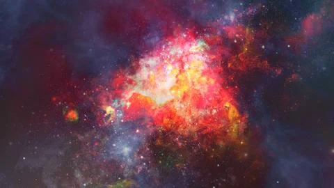 Small part of an star field of space. Elements of this image furnished by NAS Foto stock