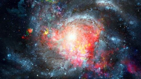 Small part of an star field of space. Elements of this image furnished by NAS Stock Photos