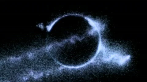 Small particle circle Stock Footage 448595
