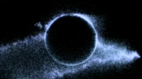 Small particle circle Stock Footage 448607