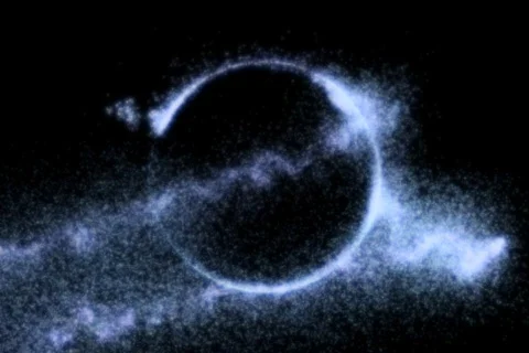 Small particle circle Stock Footage 602133