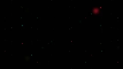 Small particle elements in motion rounded shape in space HD 1920x1080 Stock Footage 121525258