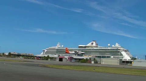 Small pasenger plane taking off Stock Footage 10834118