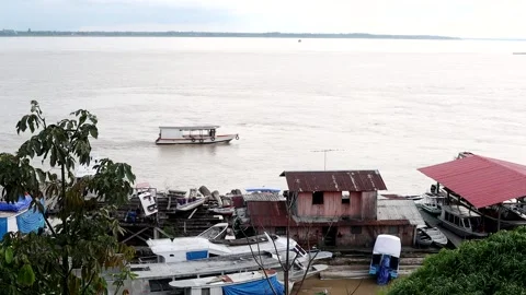 Small Passenger Boat Video stock 222979559