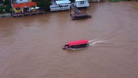 Small passenger ship Stock Footage 205780756