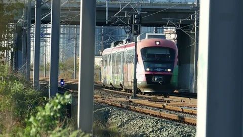 Small Passenger Train Stock-Footage 113750761
