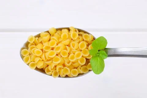 Small pasta shells Stock Photos