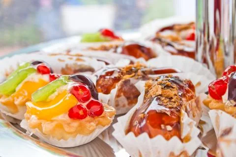 Small pastry Foto stock