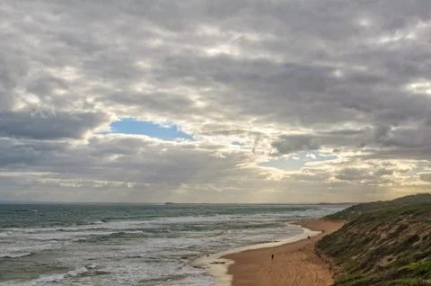 Small patch of blue sky - Point Lonsdale Stock Photos