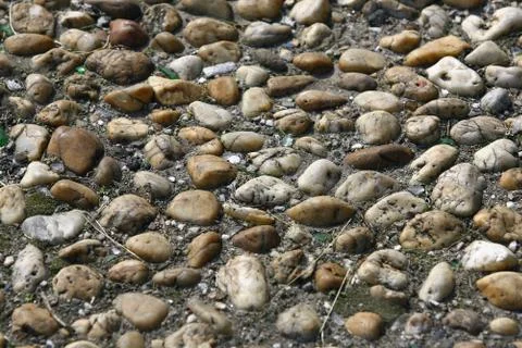 Small pebbles or rock background Foto stock