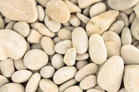 Small pebbles piled up Stock Photos