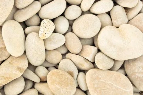 Small pebbles piled up Stock Photos