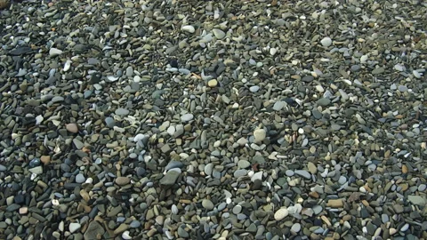 Small pebbles on the shore Stock-Footage 168682626