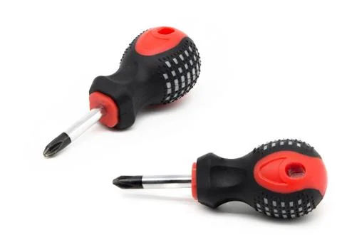 Small Phillips screwdriver isolated on white background Stock Photos