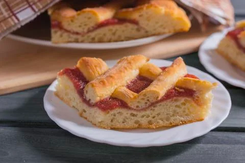 Small piece of pie Stock-Fotos