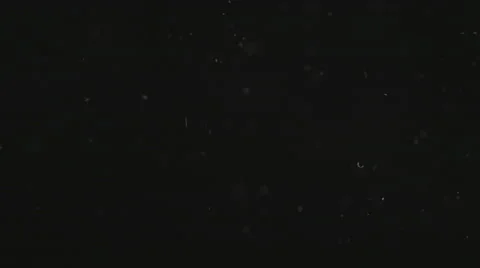 Small pieces of dust on black. 4K. Stock Footage 43673494