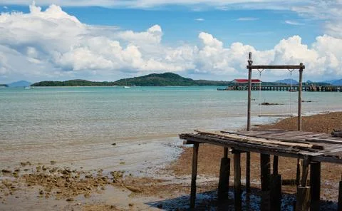 Small pier Stock Photos