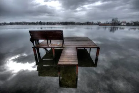 Small pier Stock Photos