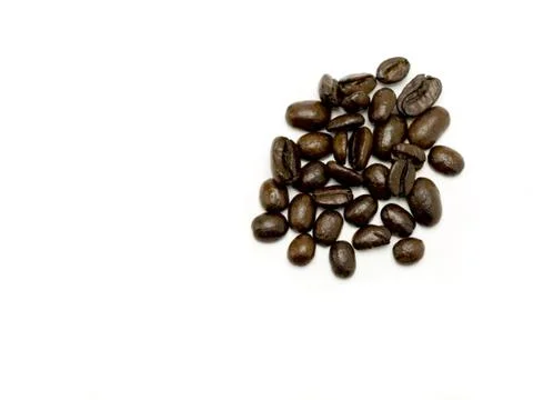 Small Pile of Coffee Beans Stock Photos