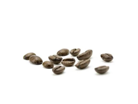 Small Pile of Coffee Beans Stock Photos