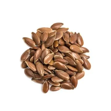 Small pile of linseed Stock Photos