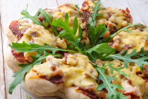 Small pizza Stock Photos