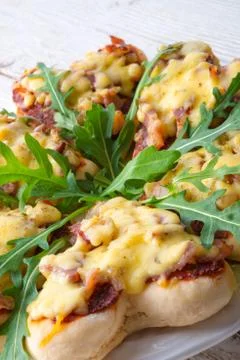 Small pizza Stock Photos