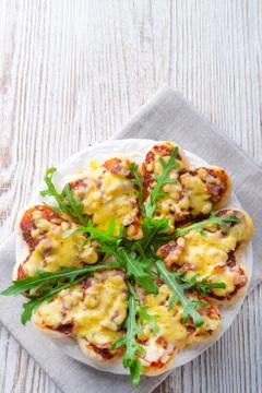 Small pizza Stock Photos