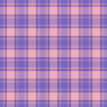 Small plaid tartan check, back fabric textile background. Folded pattern se.. Stock Illustration