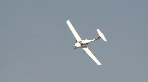 Small plane 2.mp4 Stock Footage 761856