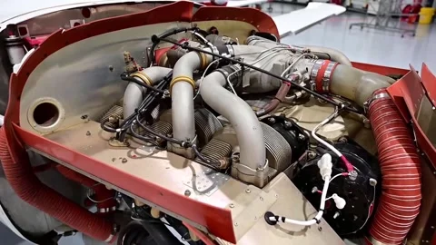 Small Plane Engine Stock-Footage 138282248