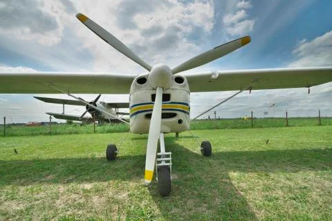 Small plane Stock Photos