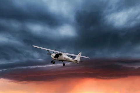 Small plane, plane Stock Photos