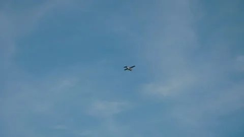 Small plane propeller Stock Footage 258806016